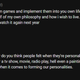 A comment left on one of my videos